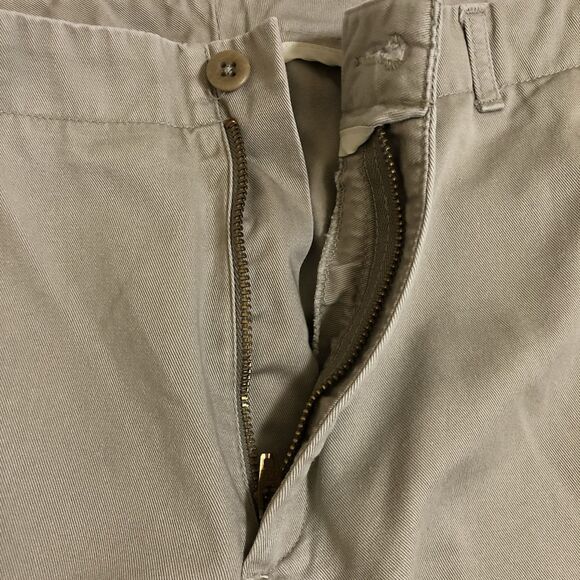 Lands End Womens 10 Mid Rise Straight Leg Khaki Pants - Picture 12 of 16